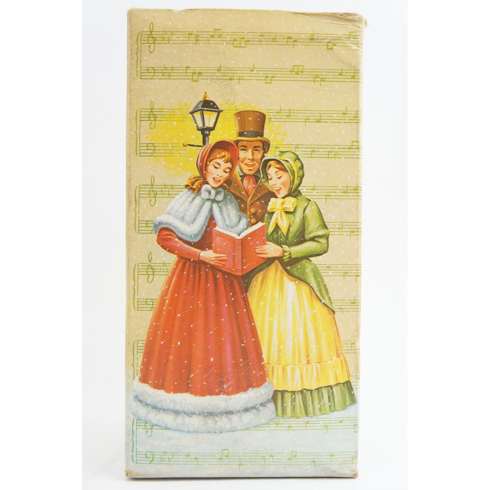 Avon Christmas‎ Carollers Pomander Red Wax Festive Garlands Vintage Good 1970s